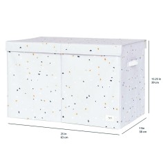 Aufbewahrungskiste, Terrazzo Grau