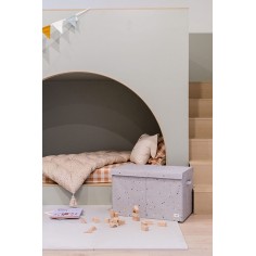 Aufbewahrungskiste, Terrazzo Grau