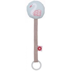 Franck & Fischer Schnullerkette Schwan - hell