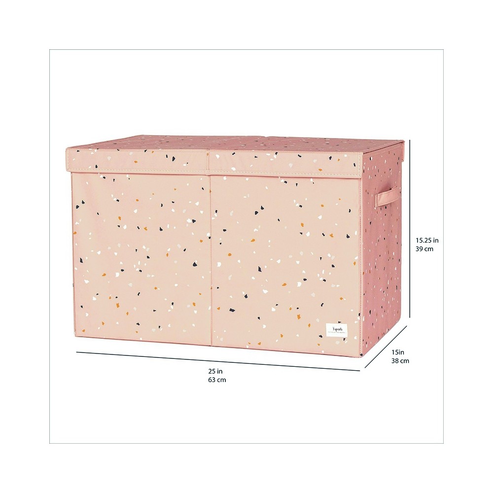 Boîte de rangement, argile de terrazzo