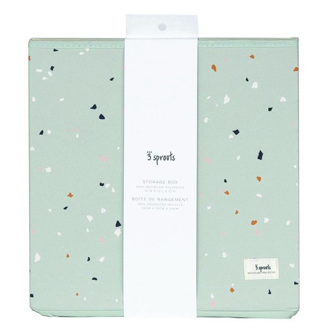 Aufbewahrungsbox, Terrazzo - Grün