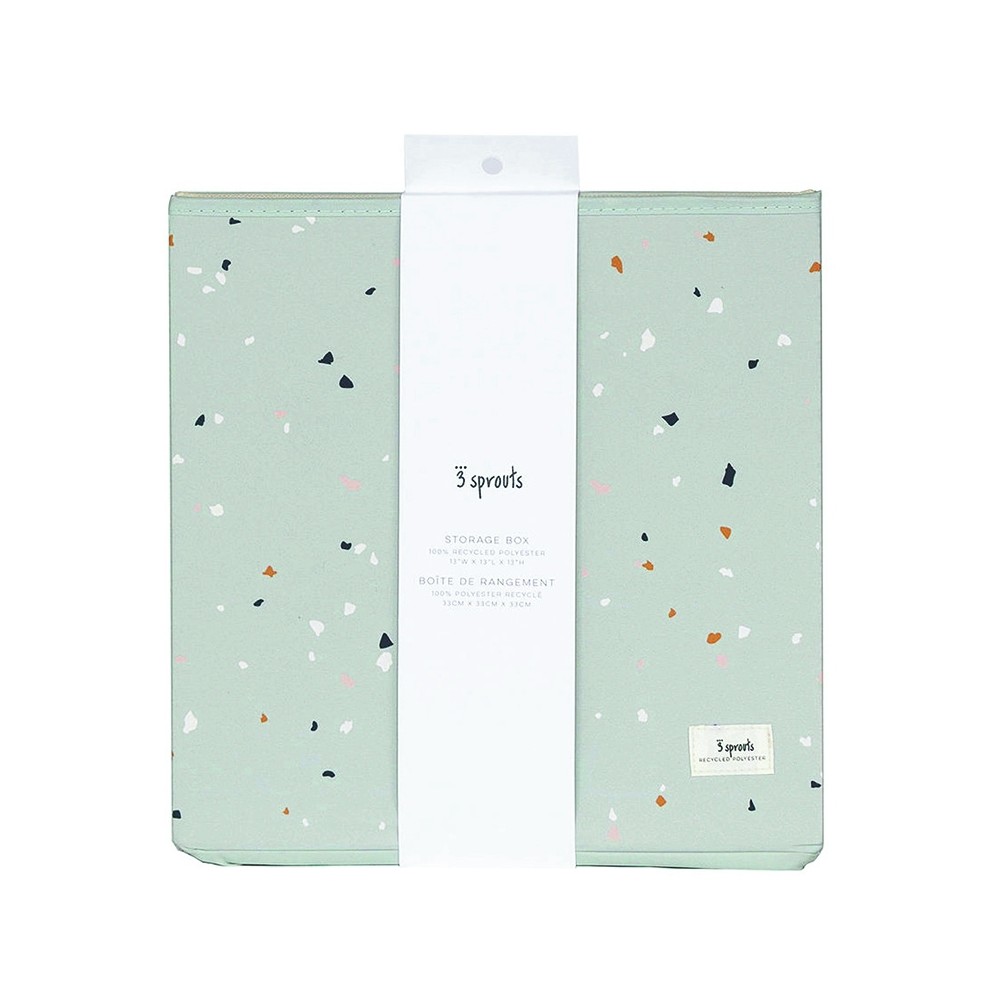 Aufbewahrungsbox, Terrazzo - Grün