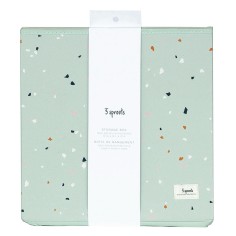 Aufbewahrungsbox, Terrazzo - Grün