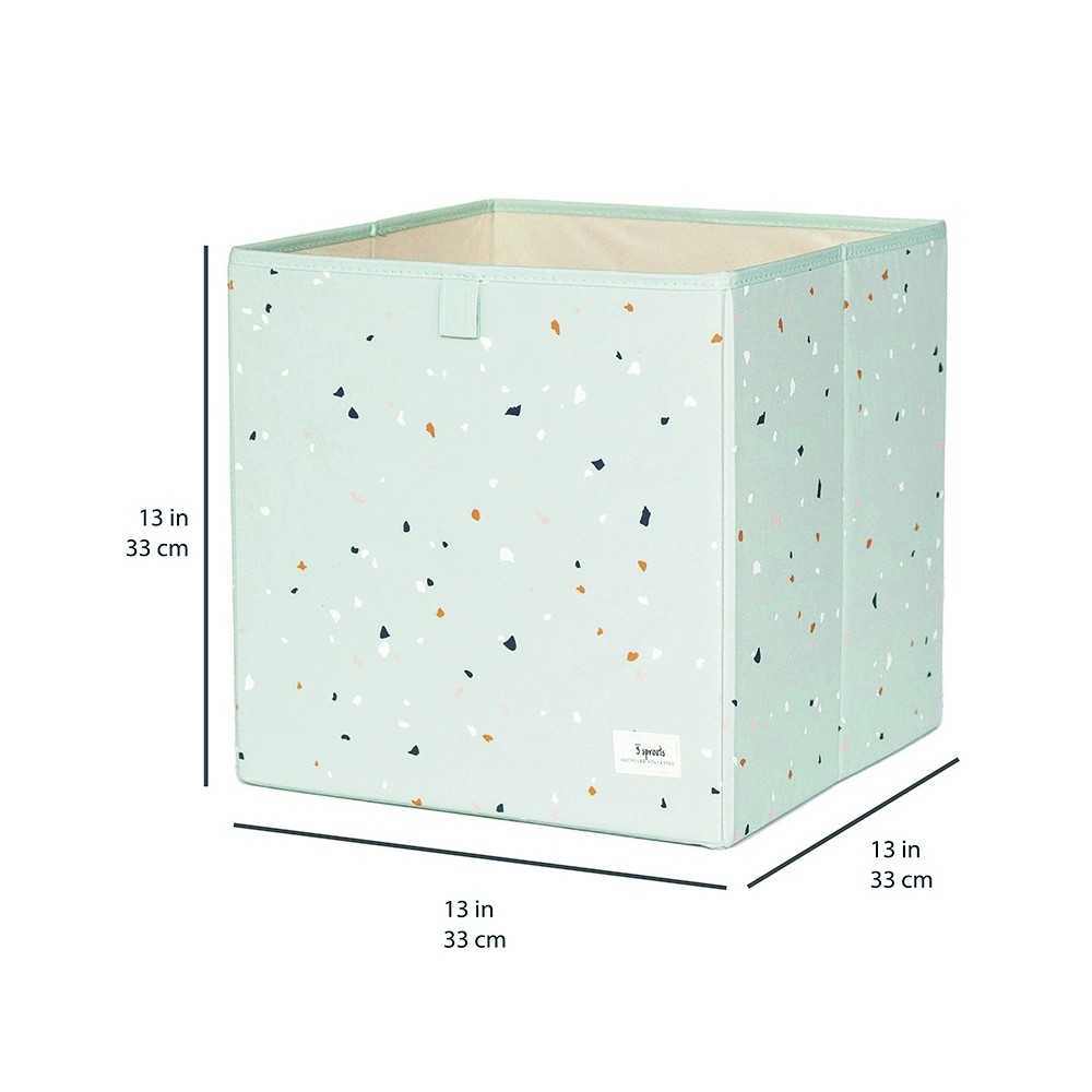 Aufbewahrungsbox, Terrazzo - Grün
