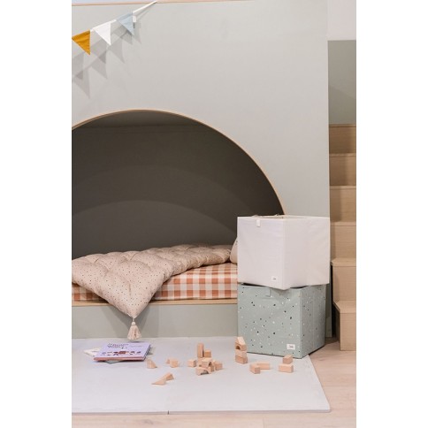 Aufbewahrungsbox, Terrazzo - Grün