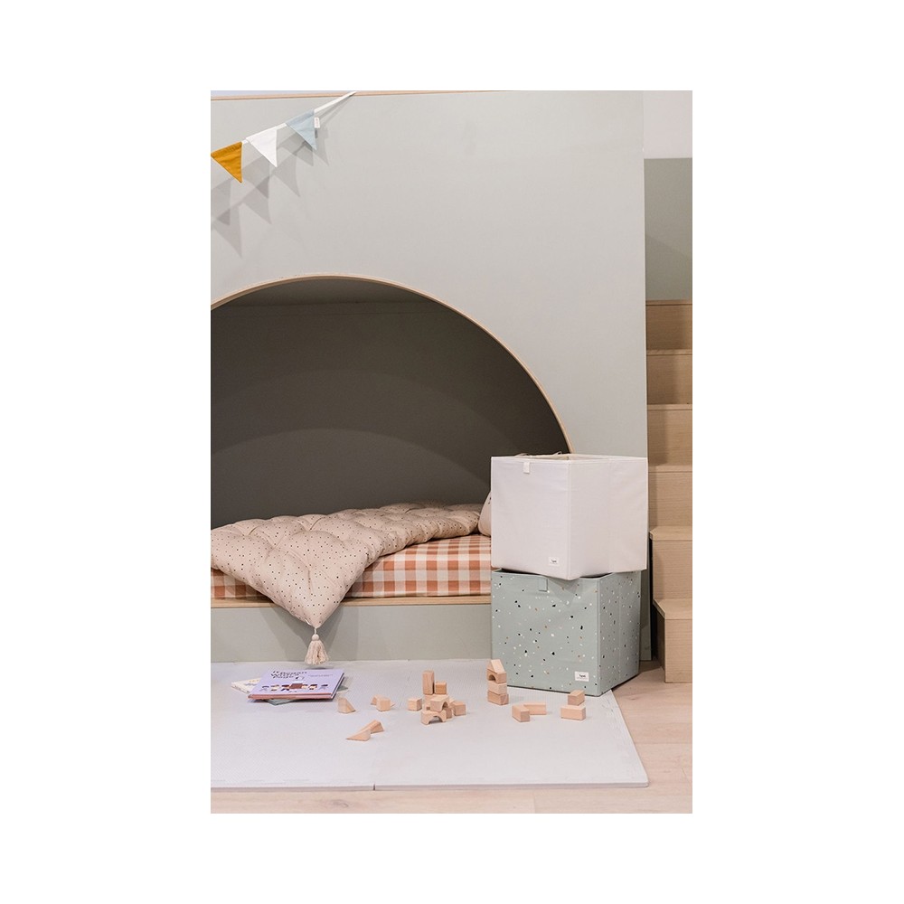 Aufbewahrungsbox, Terrazzo - Grün