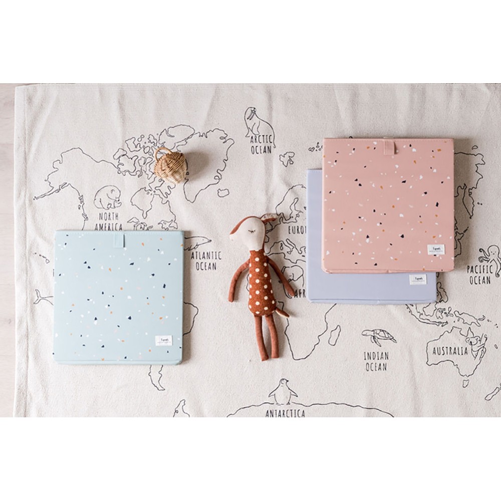 Aufbewahrungsbox, Terrazzo - Grün