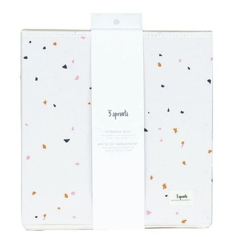 Aufbewahrungsbox, Terrazzo - Cream