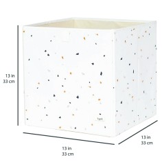 Aufbewahrungsbox, Terrazzo - Cream