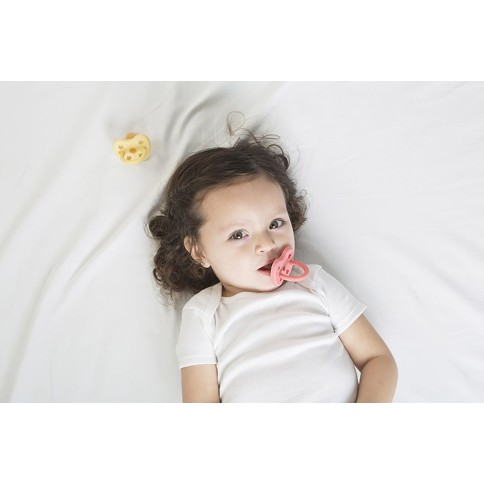 Naturkautschuk Schnuller 2er Pack, Apricot Crush & Berry Blush - kiefergerecht