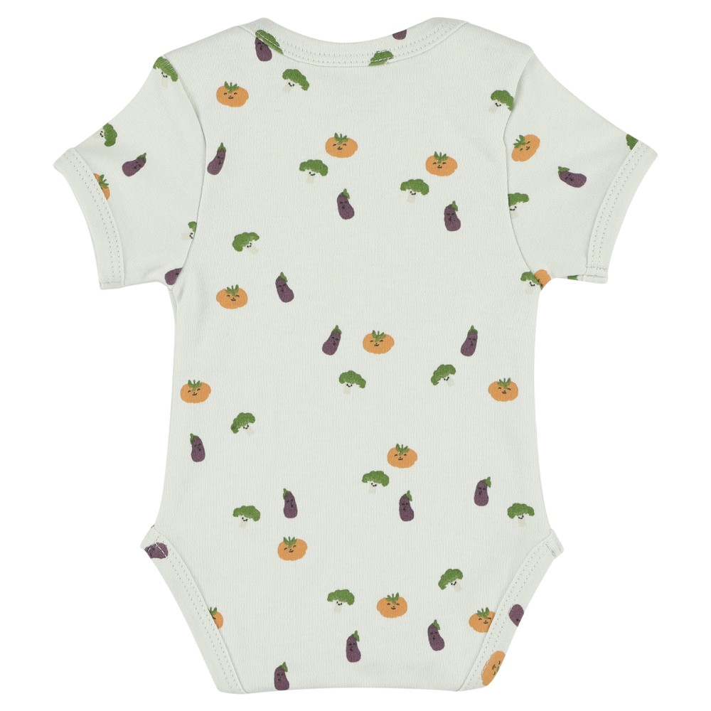 Babybody Bio-Baumwolle, kurzarm, Friendly Vegetables