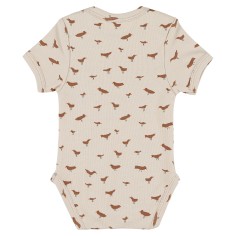 Babybody Bio-Baumwolle, kurzarm, Bubbling Birds