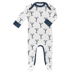 Fresk Babypyjama Bio-Baumwolle, mit Füsschen, Lobster