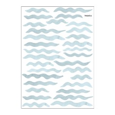Tresxics Wandaufkleber Wellen (1 Bogen)