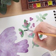 Wandaufkleber Fly Dove (1 Bogen)