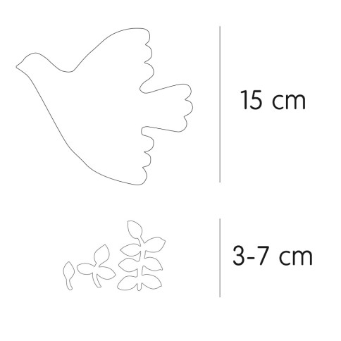 Tresxics Wandaufkleber Fly Dove (1 Bogen)