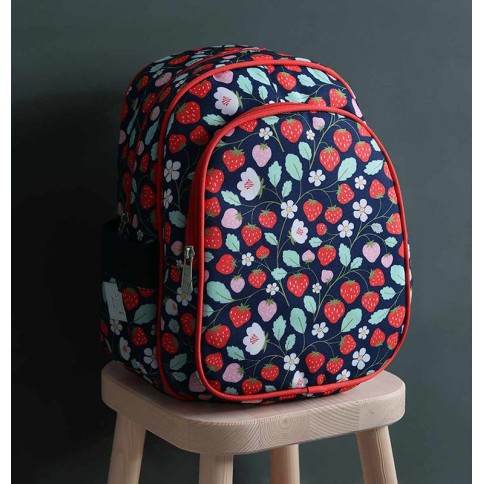 Rucksack mit Isolierfach, Erdbeeren