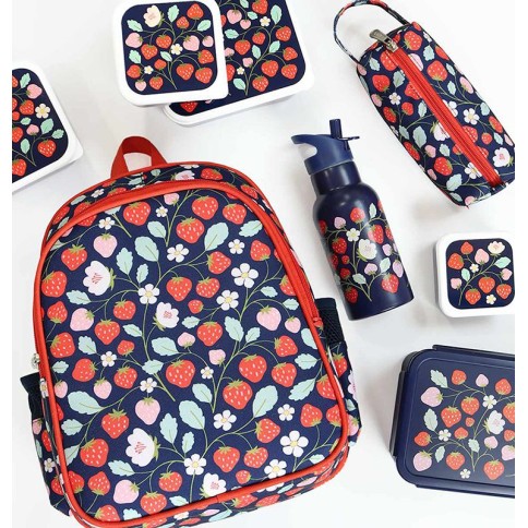 Rucksack mit Isolierfach, Erdbeeren