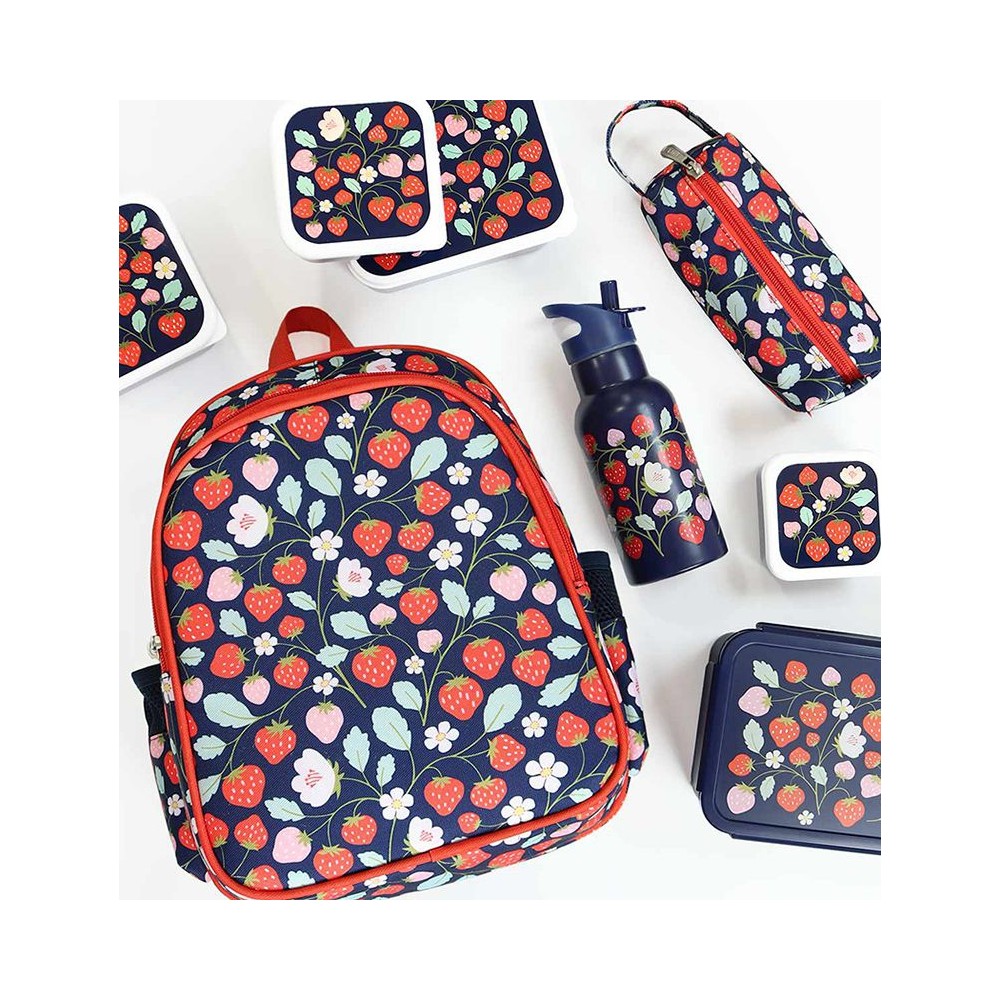 Rucksack mit Isolierfach, Erdbeeren