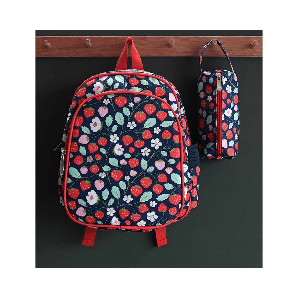 Rucksack mit Isolierfach, Erdbeeren