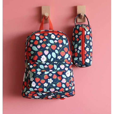 Federmäppchen, Erdbeeren