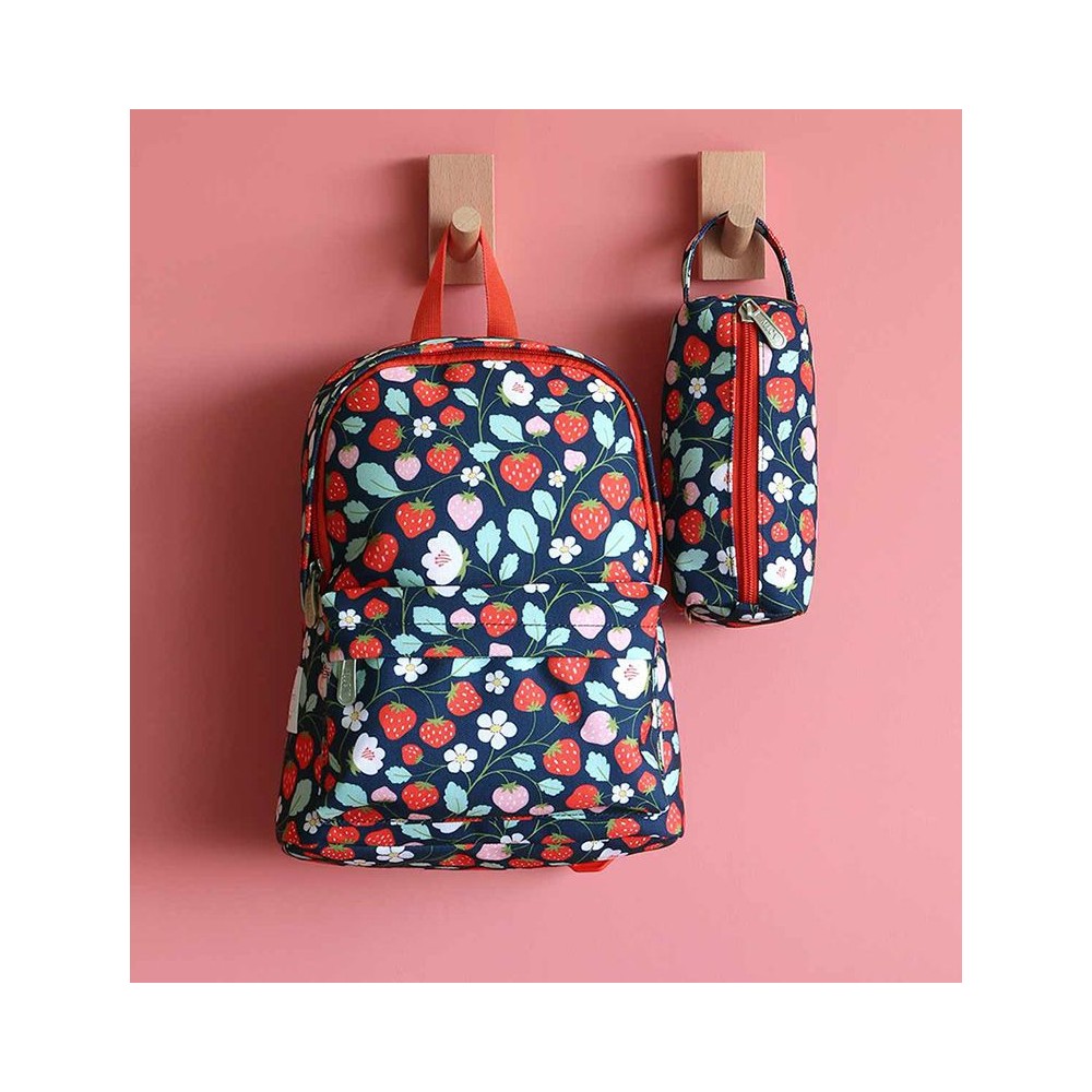 Federmäppchen, Erdbeeren