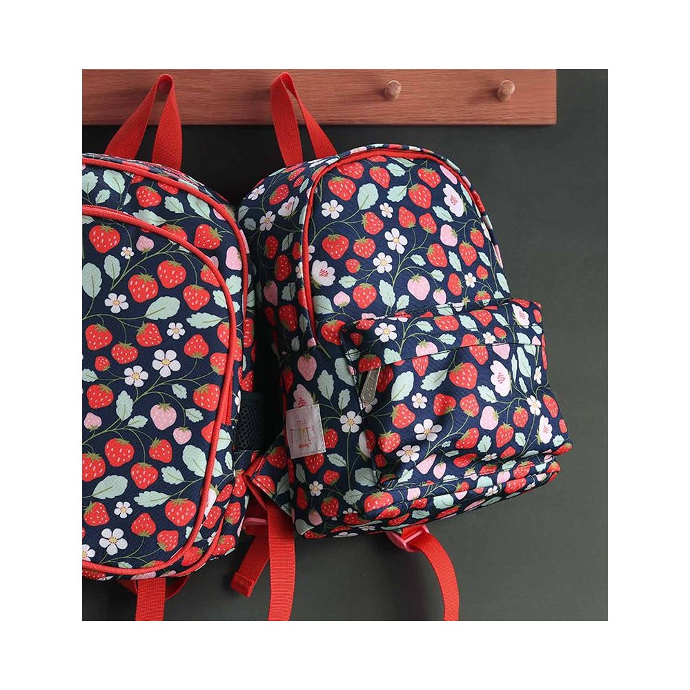 kleiner Rucksack, Erdbeeren