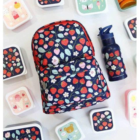 kleiner Rucksack, Erdbeeren