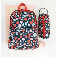 kleiner Rucksack, Erdbeeren