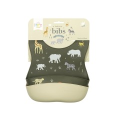 Silikon Esslätzchen 2er Pack, Savanne