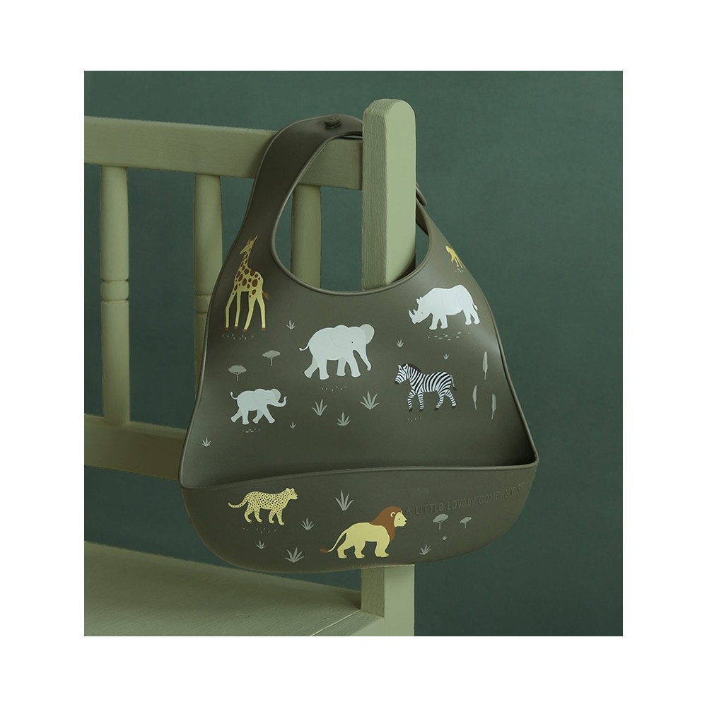 Silikon Esslätzchen 2er Pack, Savanne