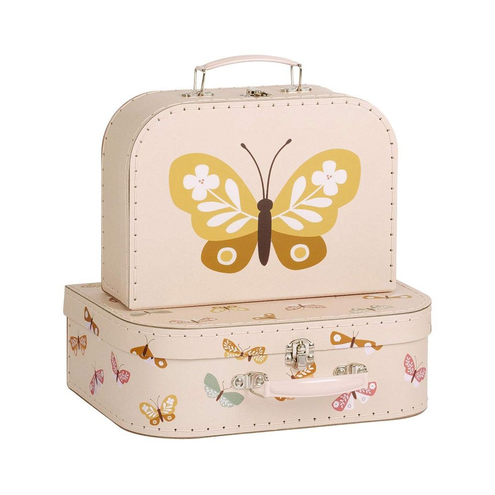 Köfferchen, 2er Set, Schmetterlinge