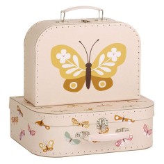 Köfferchen, 2er Set, Schmetterlinge