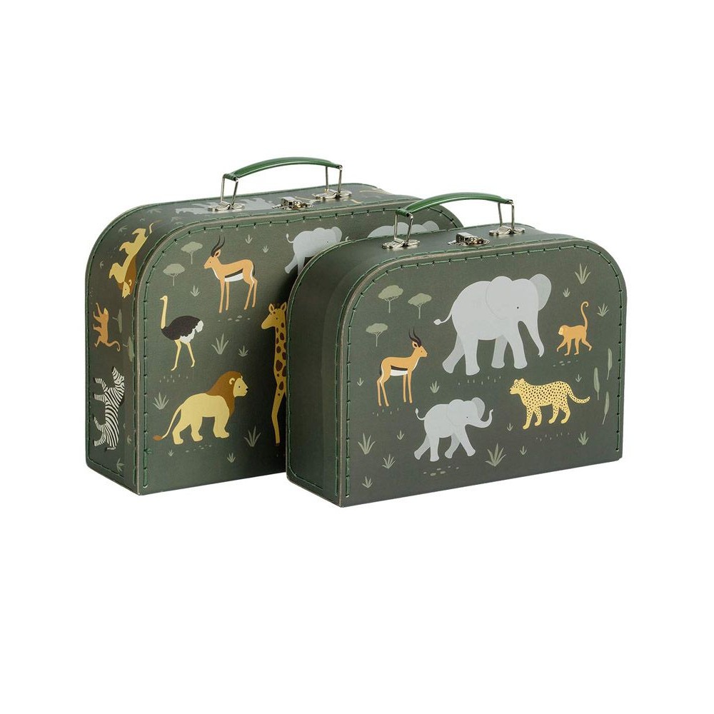Köfferchen, 2er Set, Savanne