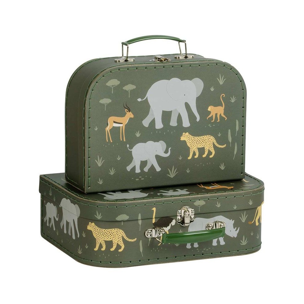 Köfferchen, 2er Set, Savanne