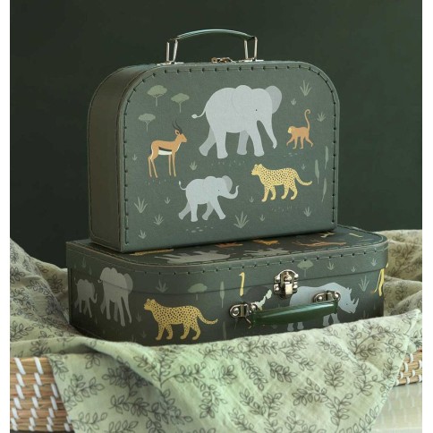 Köfferchen, 2er Set, Savanne
