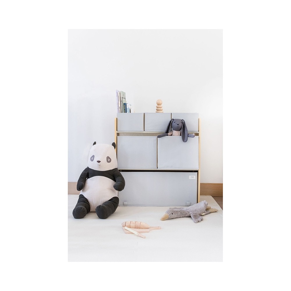 Kinderzimmerregal mit Boxen Multi-Bin, Terrazzo - Gray