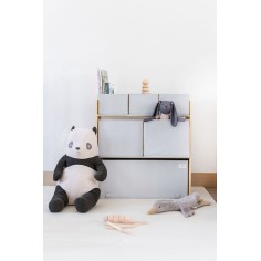 Kinderzimmerregal mit Boxen Multi-Bin, Terrazzo - Gray