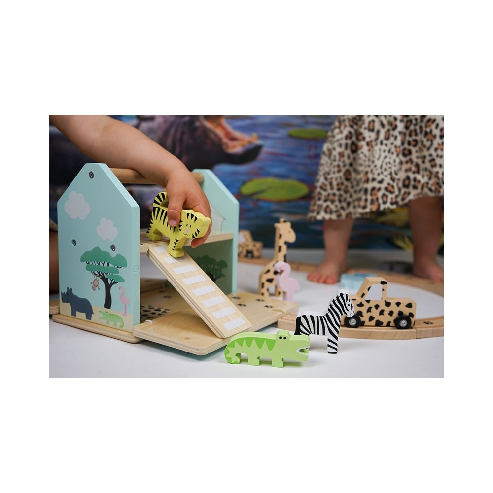 Spielbahnset Go on Safari