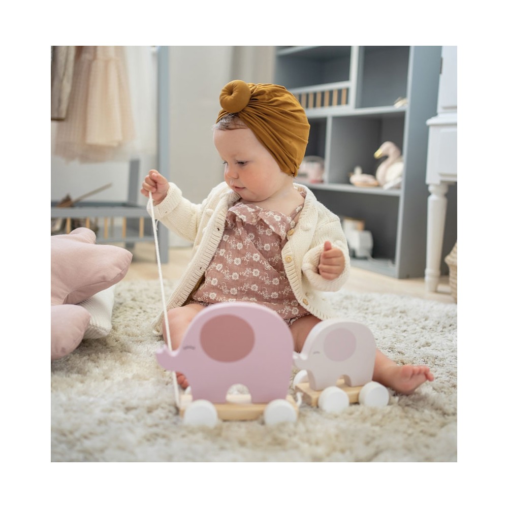 Jabadabado Nachziehtier Elefant, Rosa