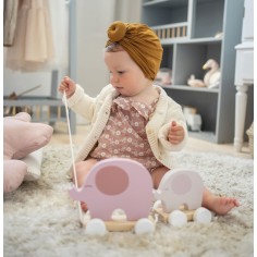 Jabadabado Nachziehtier Elefant, Rosa