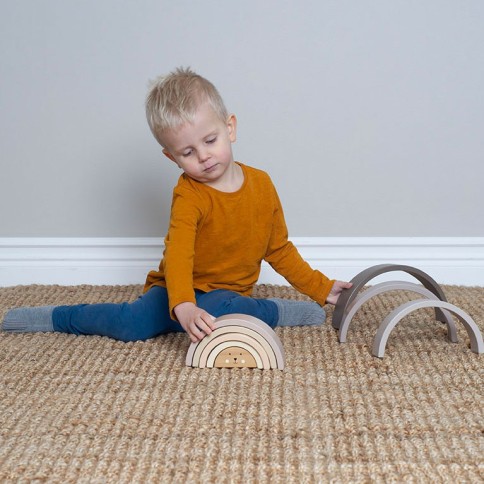 Jabadabado Stapelspielzeug Regenbogen