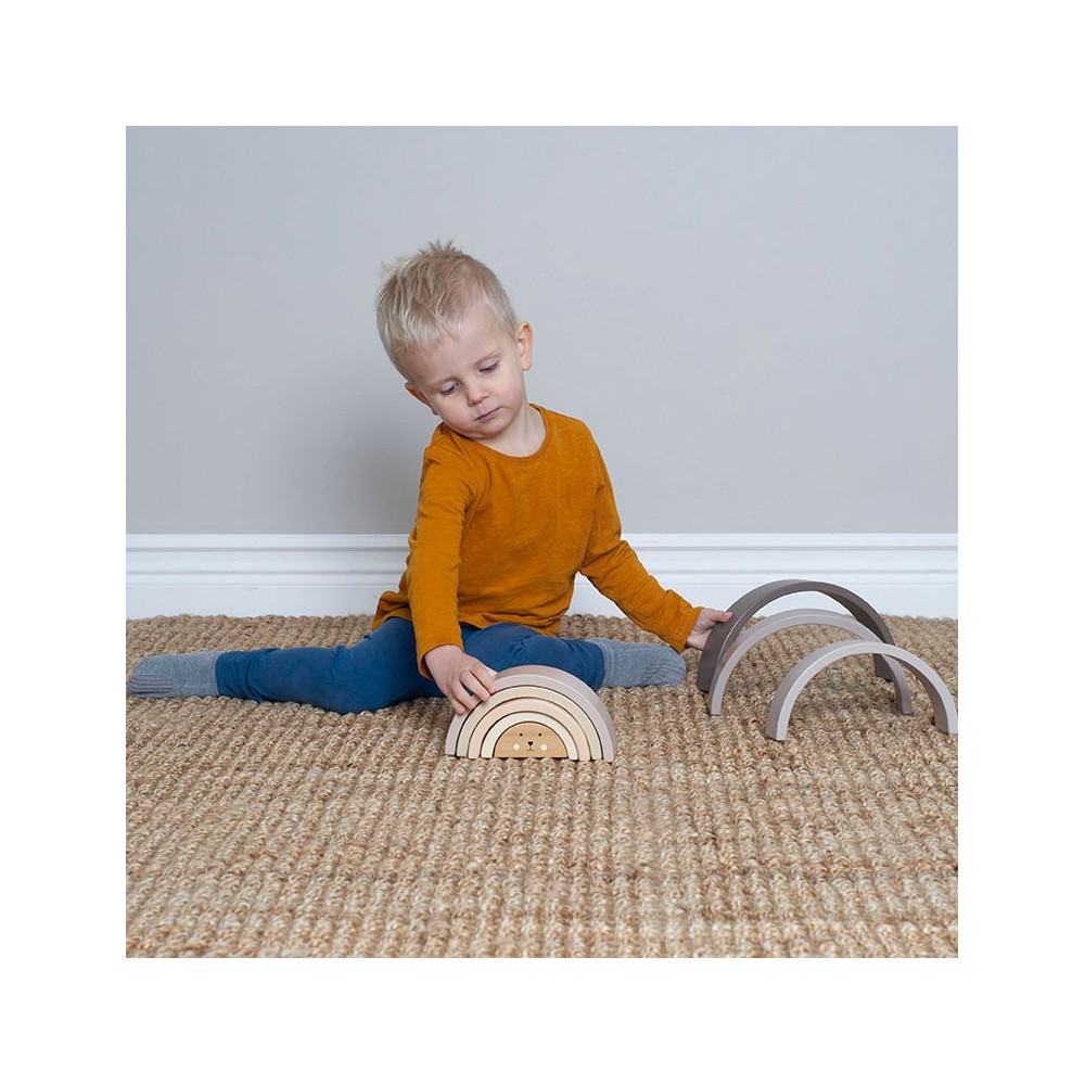 Jabadabado Stapelspielzeug Regenbogen