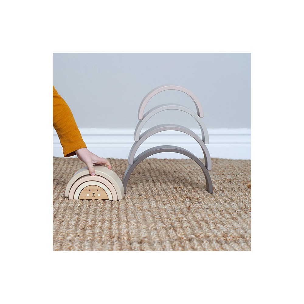 Jabadabado Stapelspielzeug Regenbogen