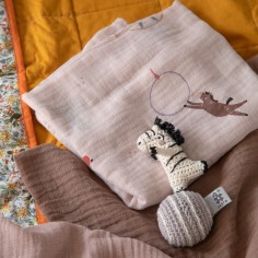 Sebra Muslin Mulltuch 3er Pack - Teeny Toes