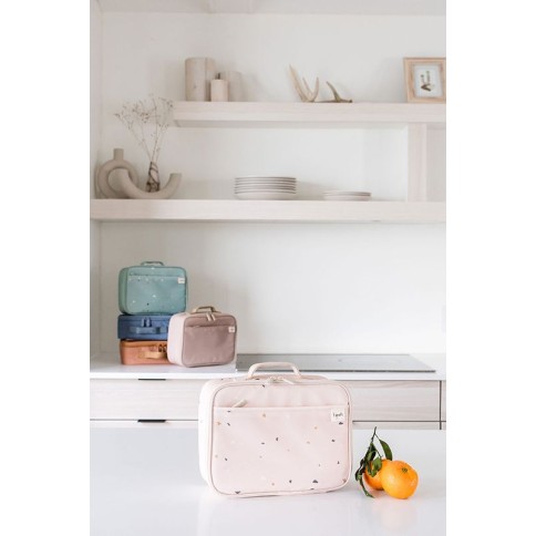 isolierte Lunch Tasche, Terrazzo Sand