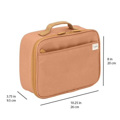 isolierte Lunch Tasche, Rust