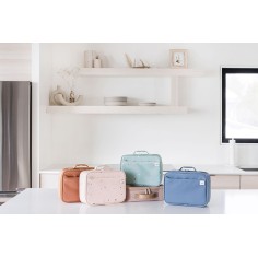 isolierte Lunch Tasche, Blau