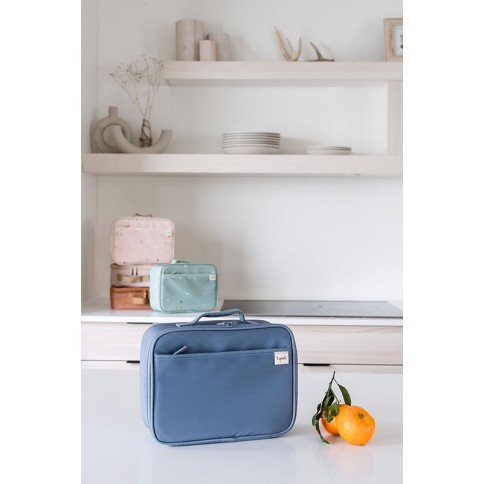 isolierte Lunch Tasche, Blau