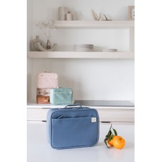 isolierte Lunch Tasche, Blau